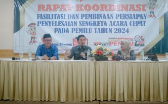 Jelang Kampanye, Bawaslu Gelar Simulasi Sengketa Cepat