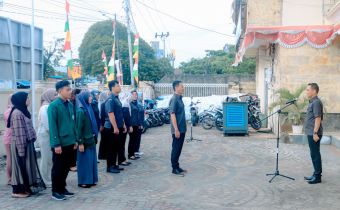 Apel Senin Pagi, Indra : Tetap Semangat Dan Jaga Kekompakan