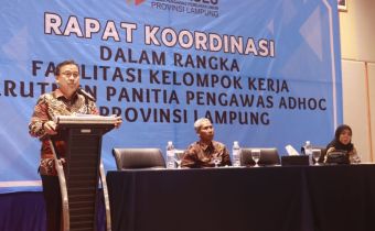 Bawaslu Lampung Adakan Rakor Rekrutmen Adhoc