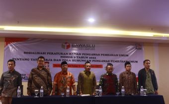 Bawaslu Lampung Sosialisasikan Perbawaslu 3 Tahun 2022