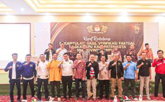 Bawaslu Lampung Hadiri Rapat Pleno Terbuka KPU