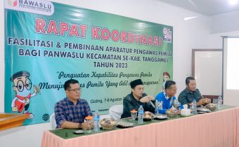 Siapkan Aparatur Pengawas Pemilu Yang Solid Berintegritas, Bawaslu Gelar Rapat Koordinasi