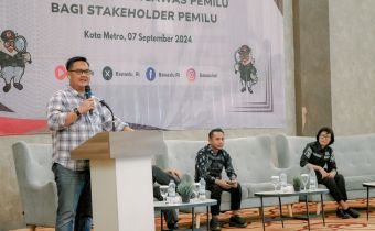 Bawaslu RI Sosialisasikan Organisasi Pengawas Pemilu Kepada Stakeholder Di Kota Metro