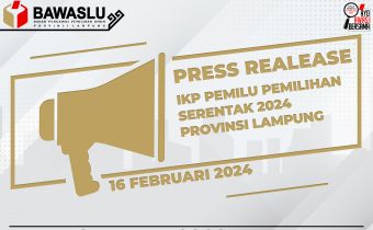 Press Release IKP Pemilu Pemilihan Serentak 2024 Provinsi Lampung