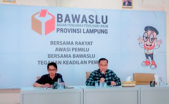 Bawaslu Lampung Bahas Anggaran Pengawas Ad-Hoc