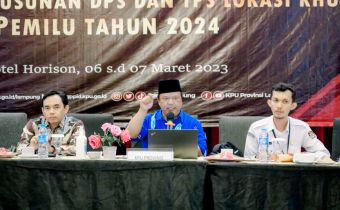 Hadiri Rakor KPU, Bawaslu Sampaikan Hasil Pengawasan Dan Strategi Penguatan Kualitas Data Pemilih