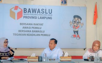 Bawaslu Lampung Menerima Deligasi BKPP Perwakilan Lampung