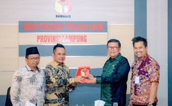 Bawaslu Lampung Sambut Kunker DPR RI