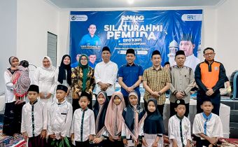 Silaturahmi KNPI Lampung, Tamri Ajak Pemuda Sukseskan Demokrasi