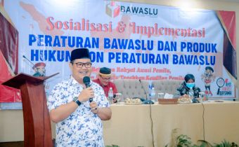 Sosia;isasi Peraturan dan Non Peraturan Bawaslu, Suheri Ajak Tingkatkan Kompetensi Hukum Kepemiluan
