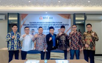 122 Calon Anggota Bawaslu Kabupaten/Kota Se-Provinsi Lampung Ikuti SSGD