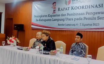 Menghadapi Pemilu 2024 Semakin Dekat, Bawaslu Lampung Terus Berupaya meningkatkan SDM