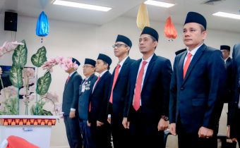 HUT Ke-78 Kemerdekaan RI, Bawaslu Lampung Ikuti Rapat Paripurna Dengarkan Pidato Kenegaraan Presiden RI