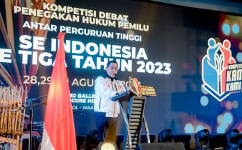 Puadi Harap Kompetisi Debat Dapat Tingkatkan Kesadaran Mahasiswa Akan Penegakan Hukum Pemilu