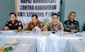 Rapat Gakkumdu, Tamri : Antisipasi Pelanggaran Pidana Pemilu 2024