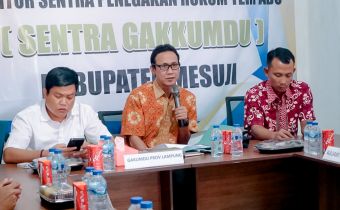 Pemantapan Sinergitas Kelembagaan Jelang Pemilu 2024; Sentra Gakkumdu Lampung Kunjungi Bawaslu Mesuji
