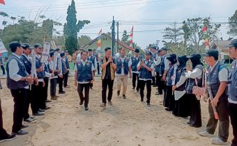 Sukseskan Pemilu, Bawaslu Resmikan Kampung Pengawasan Partisipatif Di Lampung Selatan