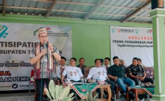 Tingkatkan Pengawasan Partisipatif, Bawaslu Lampung Gelar Deklarasi Kampung Pengawasan di Kabupaten Tanggamus