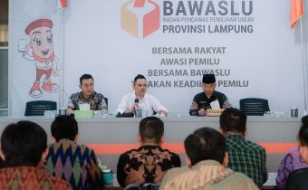 Bawaslu Lampung Gelar Pembinaan Dan Peningkatan Kapasitas Pengawas Pemilu