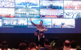 Ciptakan Pemilu Aman Dan Damai 2024, Bawaslu Apresiasi Polda Lampung Gelar Apel Sinergitas