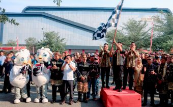 Titik Akhir Kirab Pemilu Di Lampung, Iskardo: Meningkatkan Rasa Tanggungjawab Bersama Untuk Sukseskan Pemilu