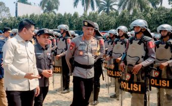 Apel Gelar Pasukan Operasi Mantap Brata Krakatau, Bawaslu Lampung : Kolaborasi Bersama Ciptakan Pemilu Aman Dan Damai