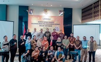 Bawaslu Lampung, Hadiri Rakernis Validasi Data Penanganan Pelanggaran Pemilu Periode Bulan Oktober 2023