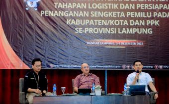 Hadiri Rapat Internal KPU, Bawaslu Lampung Ingatkan PPK Untuk Terus Berkoordinasi Dengan Stakeholder Terkait