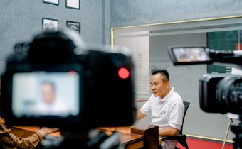 Berdiskusi Bersama Dalam Menghadapi Masa Kampanye, Bawaslu Lampung Hadiri Podcast Lampost