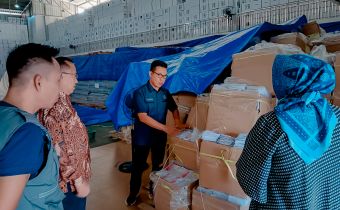 Bawaslu Lampung Lakukan Pengecekan Logistik Pemilu 2024 Di Kabupaten Lampung Tengah