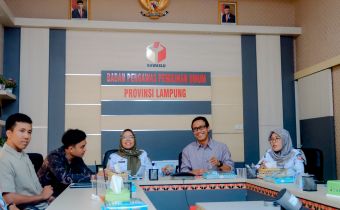Bawaslu Lampung Terima Kunjungan HMI Komsospol UNILA, Siap Berperan Aktif Sukseskan Pemilu 2024