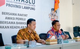 Bawaslu Lampung Gelar Rapat Koordinasi Penyusunan Laporan Hasil Tahapan Pengawasan Pencalonan DPD Dan DPRD