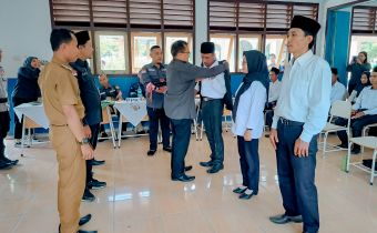 Resmi Di Lantik, Bawasu Lampung Imbau PTPS Untuk Lakukan Pengawasan Dengan Sebaik-baiknya
