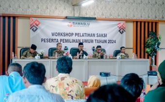Samakan Persepsi, Bawaslu Gelar Pelatihan Saksi Pemilu 2024 Di Kabupaten Lampung Selatan