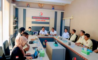 Dukung Pemilu Damai, Bawaslu Lampung Terima Audiensi PERADAH Dan KMHDI