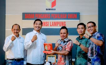 Terima Audiensi, LKBN Antara Dukung Penuh Bawaslu Lampung Dalam Mengawal Pemilu 2024