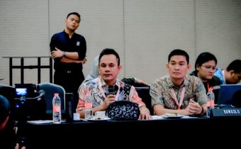 [[Konferensi Pers]] Dihari Terkahir Rekapitulasi Penghitungan Suara Tingkat Provinsi, Bawaslu Lampung Tetap Berkomitmen Mengawasi Secara Melekat