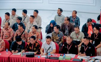 [[Konferensi Pers]] Bawaslu Lampung Hadiri Rekapitulasi Hasil Penghitungan Perolehan Suara Secara Nasional