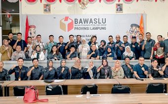 Hadapi Tahapan Pemilihan, Bawaslu Lampung Gelar Rapat Koordinasi Persiapan SDM Pengawas Adhoc pada Bawaslu Kabupaten/Kota Se-Provinsi Lampung