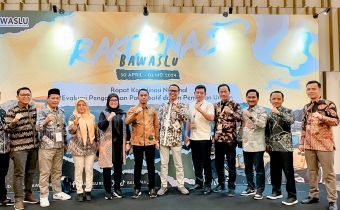 Bawaslu Lampung Hadiri Rakornas Evaluasi Pengawasan Partisipatif Dalam Pemilihan Umum