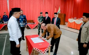 Bawaslu Kabupaten Tanggamus Lantik 60 Anggota Panwaslucam