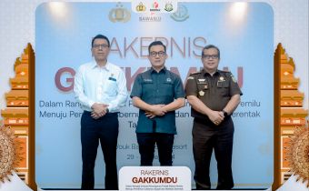 Jelang Pilkada, Sentra Gakkumdu Lampung Hadiri Rapat Kerja Sentra Gakkumdu Nasional
