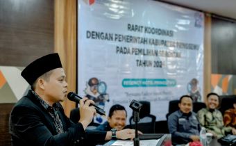 Sinergitas Dengan Pemerintah Daerah, Bawaslu Pringsewu Gelar Rapat Koordinasi Pada Pemilihan Serentak Tahun 2024