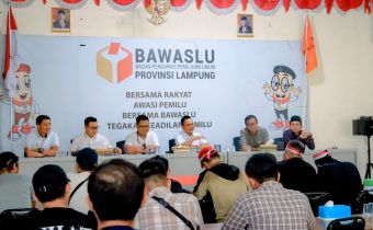 [[Konferensi Pers]] Bawaslu Lampung Tanggapi Aksi Demonstrasi 21 Februari 2024