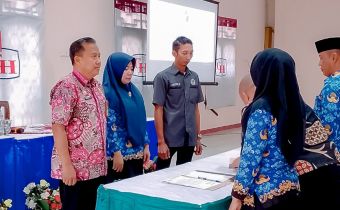 23 Koordinator Sekertariat Panwaslucam Se-Lampung Utara Dilantik