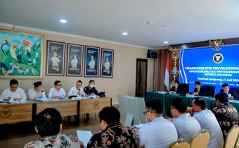 Bawaslu Lampung Hadiri Sidang Dugaan Pelanggaran Kode Etik Penyelenggara Pemilu