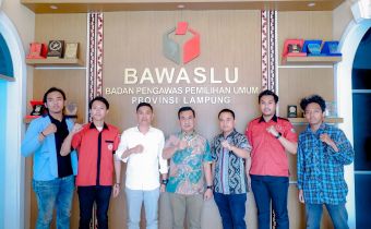 Bawaslu Lampung Terima Audiensi Badan Eksekutif Mahasiswa Fakultas Hukum Universitas Bandar Lampung