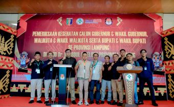 Bawaslu Lampung Pastikan Pemeriksaan Kesehatan Bapaslonkada Lampung Sesuai Prosedur