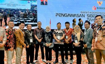Cegah Penyebaran Hoaks Di Pemilihan Serentak 2024, Bawaslu Lampung Hadiri Rakornas Pengawasan Siber