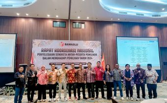 Bawaslu Lampung Hadiri Rakornas Penyelesaian Sengketa antar-Peserta Pemilihan Dalam Menghadapi Pemilihan Tahun 2024